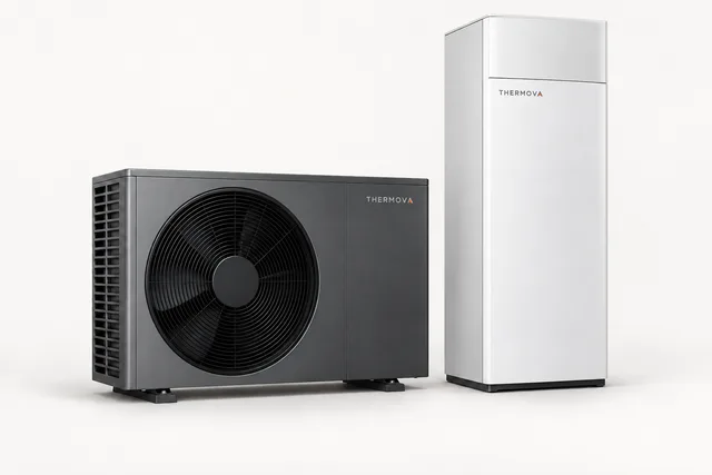 THERMOVA hőszivattyúrendszer látványkép